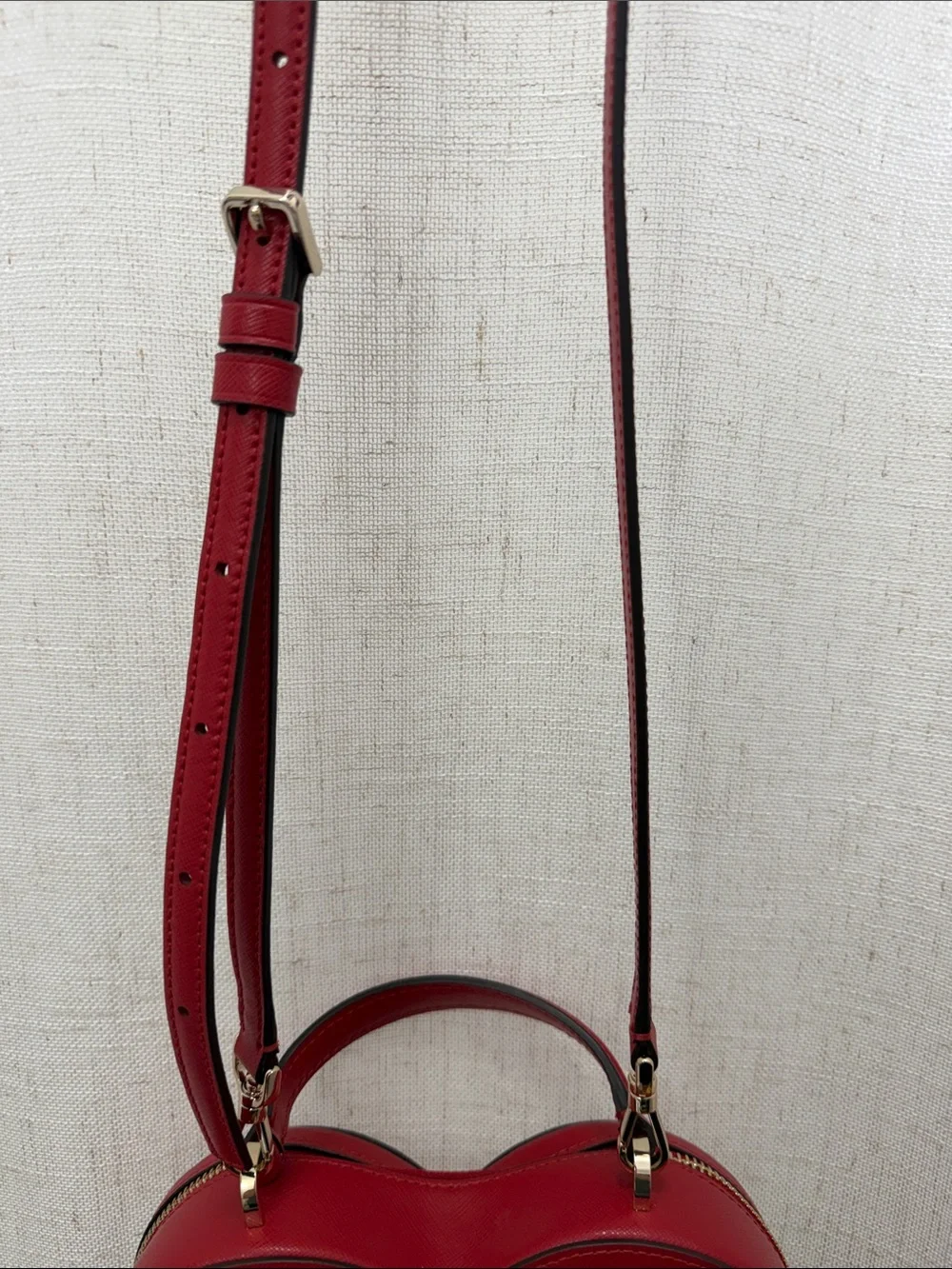Kate Spade New York Candied Cherry Love Shack Heart Crossbody Purse